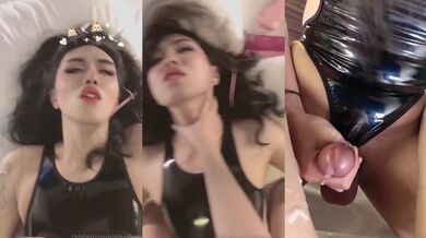 伪娘操真娘 啊啊好受好受 fuck 这逼操的轰轰烈烈 表情好享受彻底爽了 射了一大腿精液